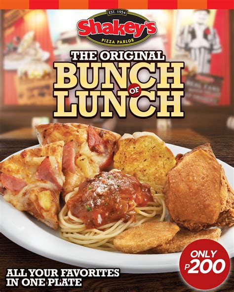 All Shakeys offer a luncheon buffet, but only about 27 percent of the chains outlets have expanded the buffet to day and night. . Shakeys buffet cost